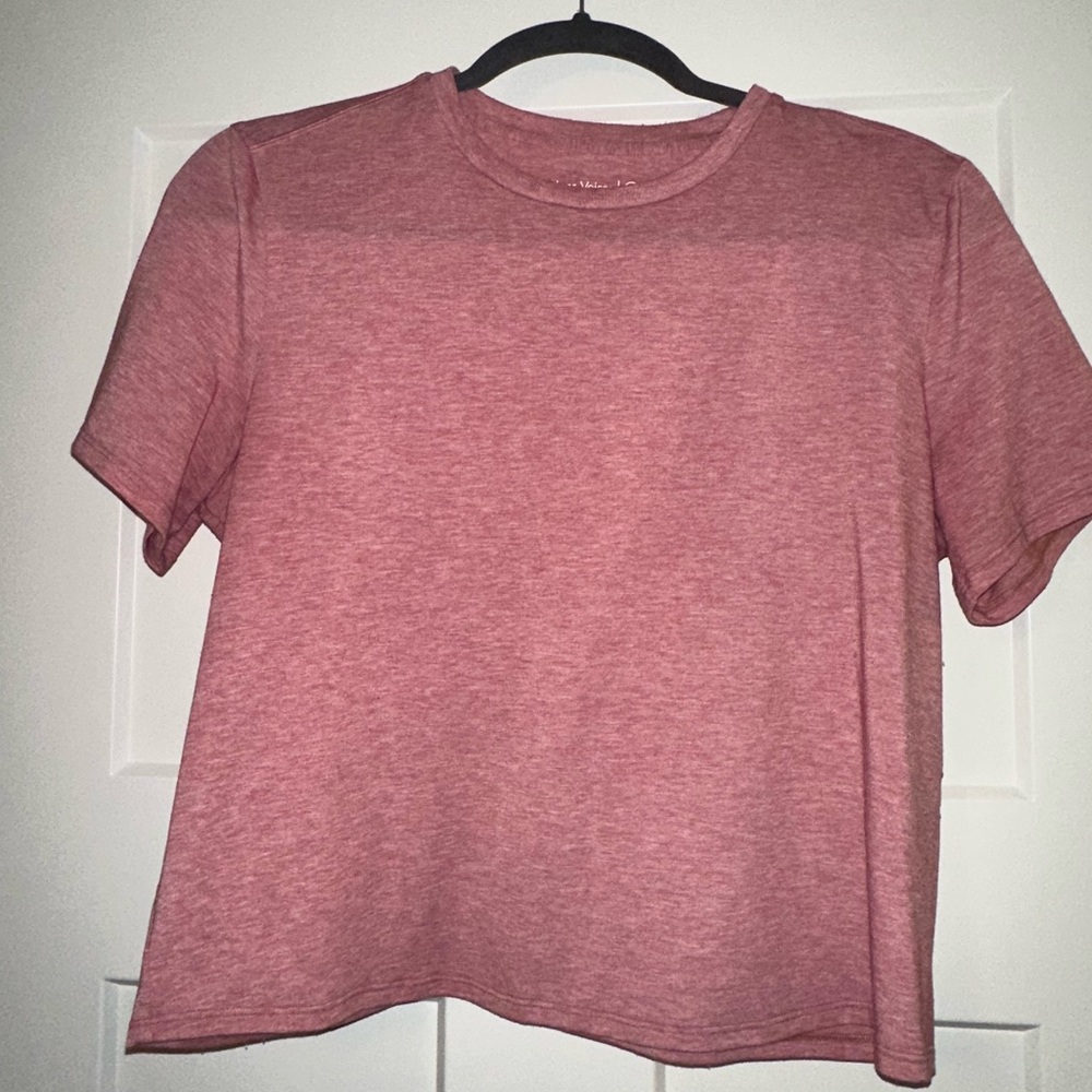 Outdoor Voices Pink Short Sleeve Tee
